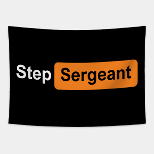 Step Sergeant orange Tapestry