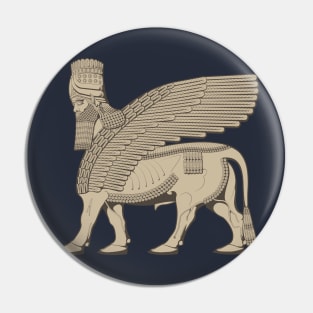 Lamassu Winged Bull Assyrian Pin