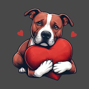 Pitbull Valentine's Day Gifts T-Shirt