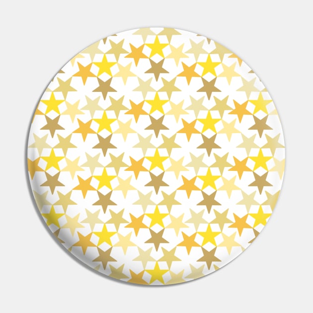 Gold Stars Pin by Clutterbooke