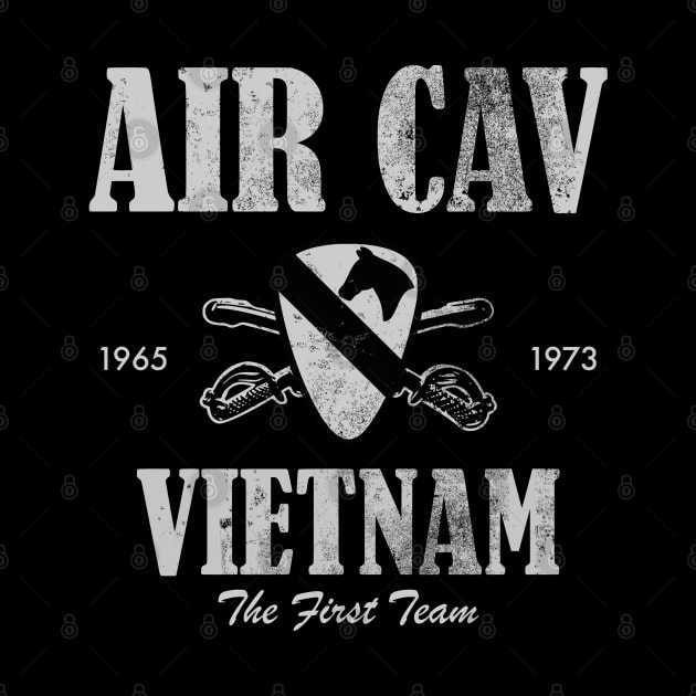 Air Cav Vietnam - The First Team (distressed) by TCP