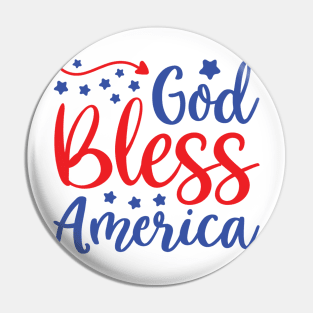 God Bless America Pin