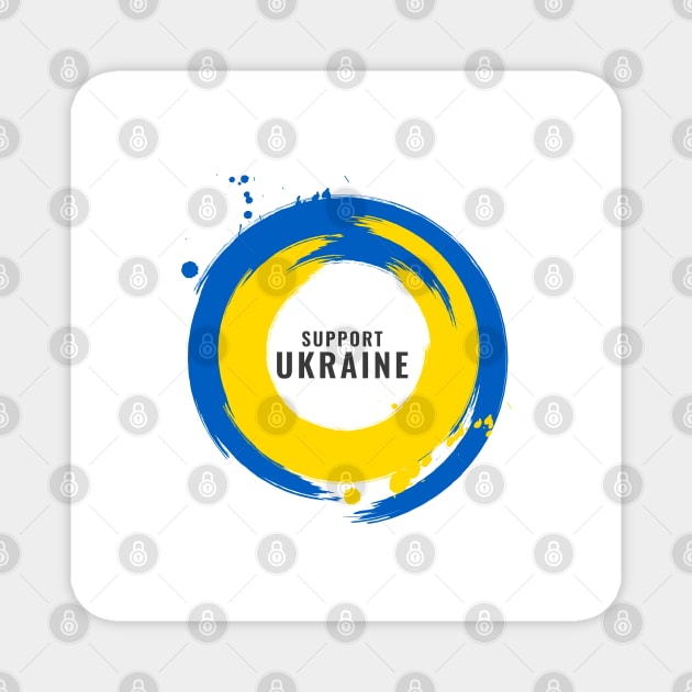Support Ukraine Magnet by Atom139