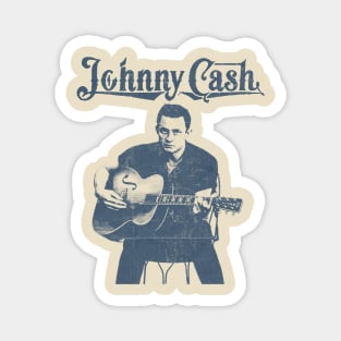 Johnny Cash - Blue Vintage Color Magnet