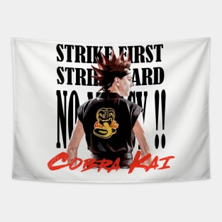 hawk cobra kai white Tapestry