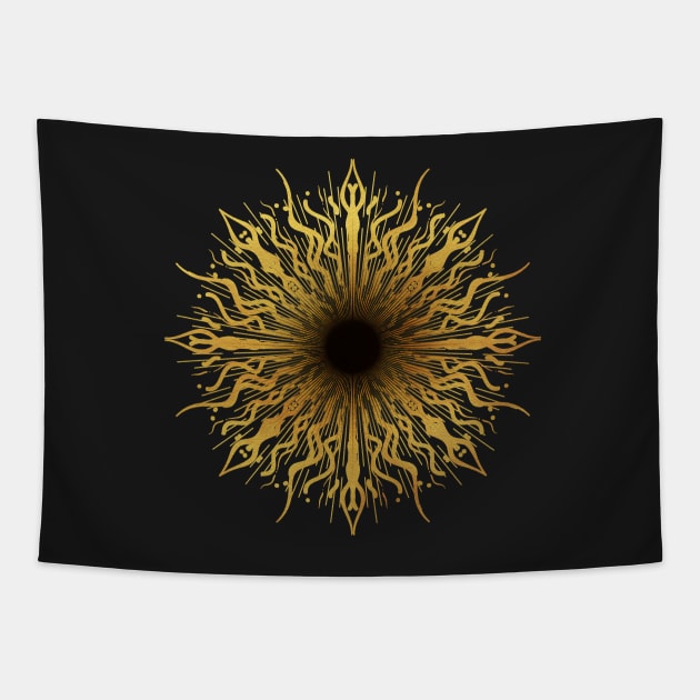 black hole sun Tapestry by directdesign