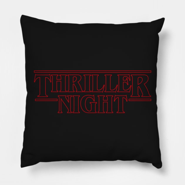 Thriller night II Pillow by demonigote