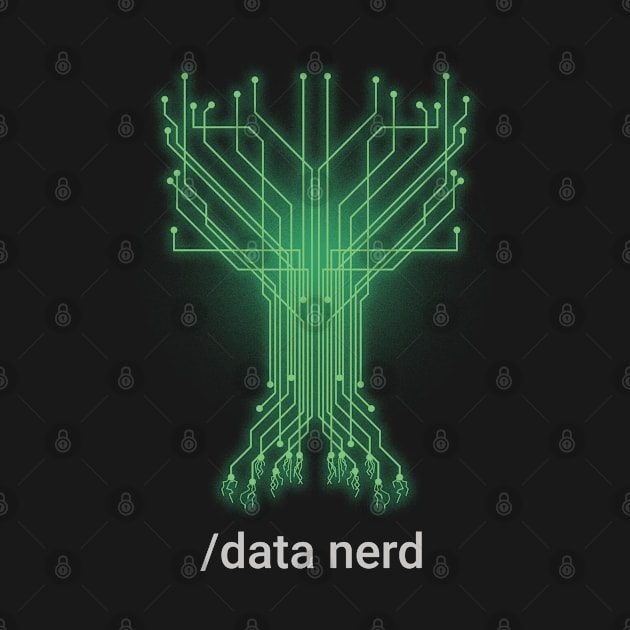 Big Data Analyst Artificial Neural Network Circuit Tree by USProudness