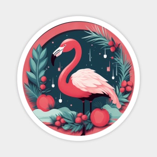 Flamingo Flock Sunset, Love Flamingos Magnet