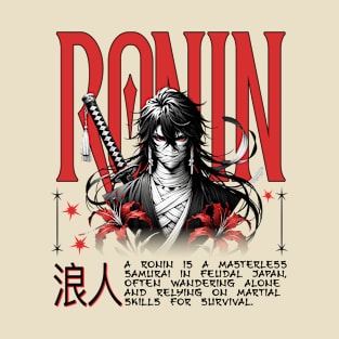 Ronin, Masterless Samurai T-Shirt