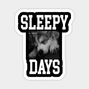 Sleepy days Magnet