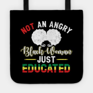 Educated Strong Black Woman Queen Melanin African American Tote