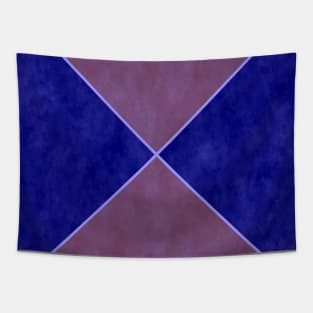 blue and peach with light blue colors Tapestry