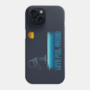 Lets Foil Around, Foiling Surf, Wing Foil Surfer Phone Case