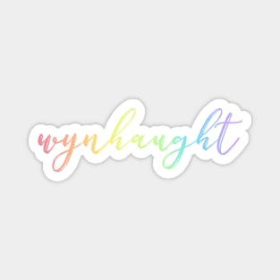 wynhaught rainbow Magnet