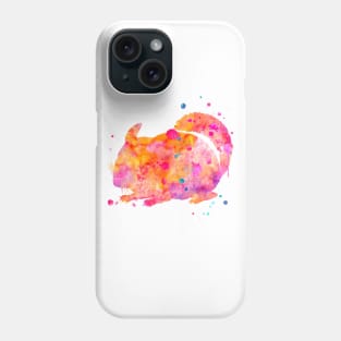 Chinchilla Watercolor Painting Phone Case