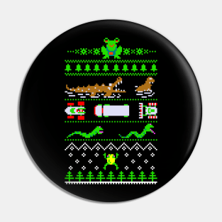 Froggin Christmas Pin