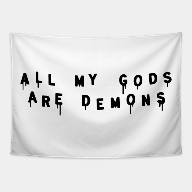 Gods & Demons Tapestry by CATSNEEZE