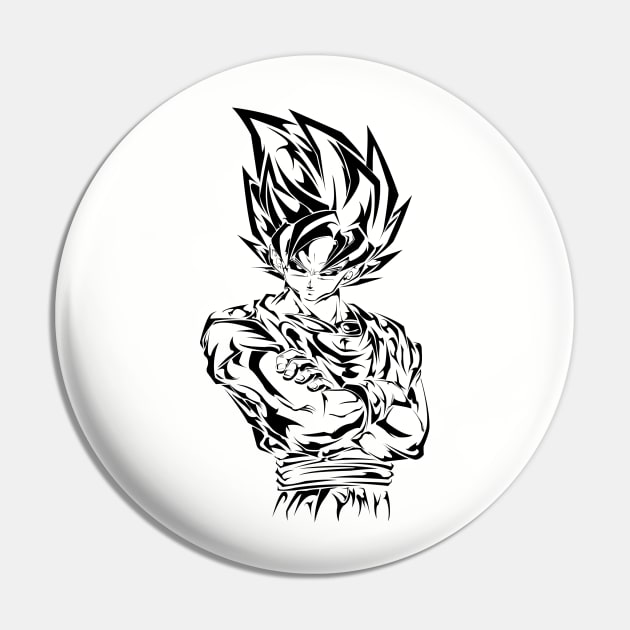 Goku in black Pin by ThyMightyUlk