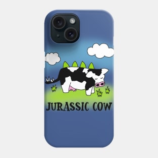 Jurassic Cow - Evolution of Milk Phone Case