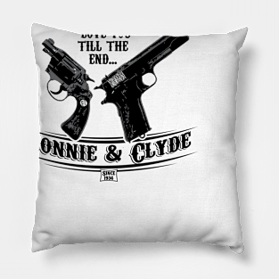 Bonnie & Clyde Pillow