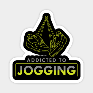 Jogging with Shoes Magnet