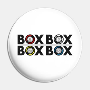 Box Box Box Box F1 Tyre Compound Design Pin