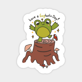 Cute frogtastic frog day design Magnet