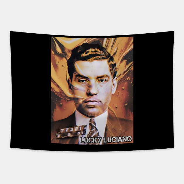 Lucky Luciano Tapestry by BlackOzean