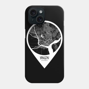 Yangon, Myanmar City Map - Travel Pin Phone Case