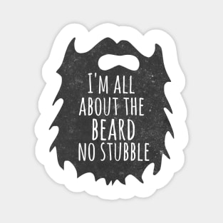 Funny beard quote, gift for beard lover Magnet