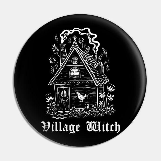 Village Witch Pin by Of Smoke & Soil