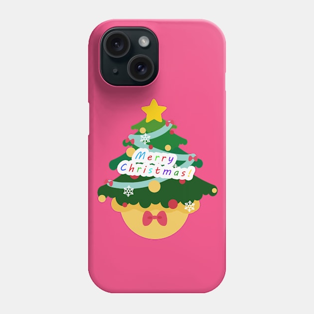 Merry Christmas Tree Phone Case by 9XUANFOX