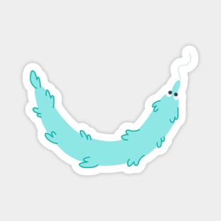 Worm Smile (Blue) Magnet