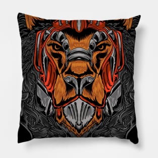 Wise Lion Mecha Head Pillow