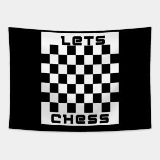 Let's chess, game, typography, shapes and a Modern design. Tapestry