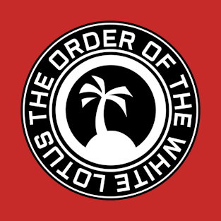 Circle the order white palm tree T-Shirt