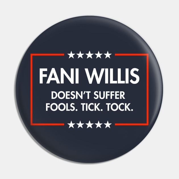 Fani Willis - Doesn't Suffer Fools (blue) Pin by Tainted