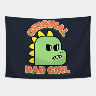 Original Bad Girl Cute Dino Tapestry