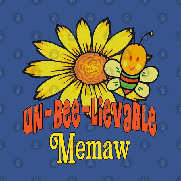 Unbelievable Memaw Sunflowers and Bees by FabulouslyFestive