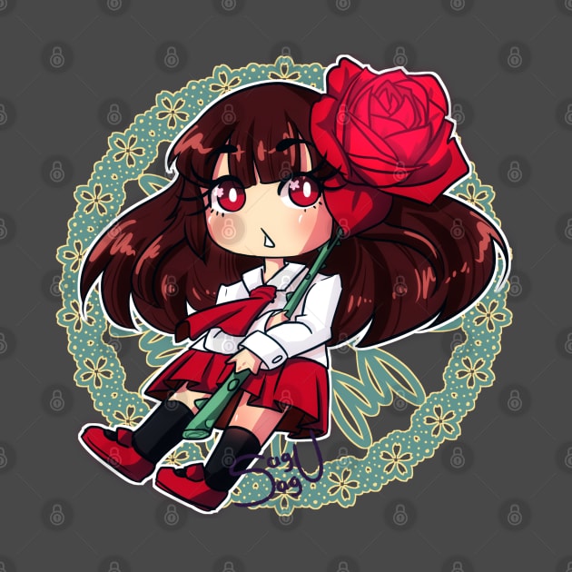 A RED ROSE by Sagurin