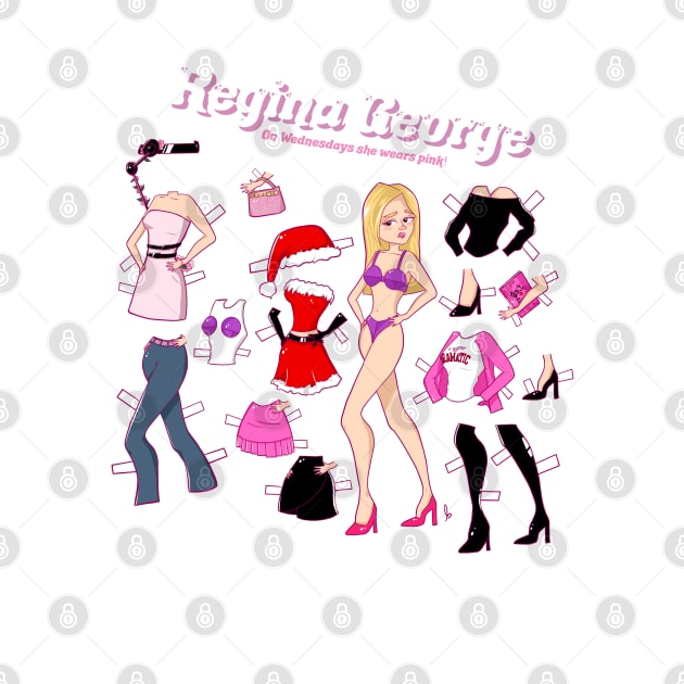 Regina - Mean Girls - Paper Doll by themunchkinboutique