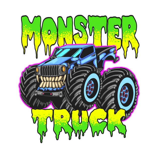 Monster truck by phsycartwork