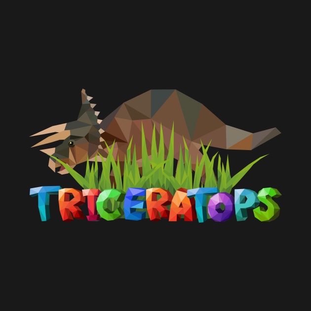 Triceratops cool Jurassic dinosaur by DimDom