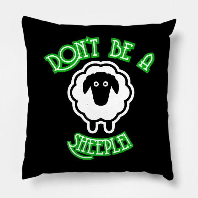 Don't be a Sheeple Pillow by This is ECP