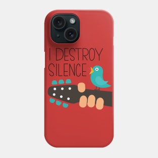 I DESTROY SILENCE Phone Case