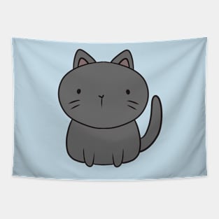 Gray cat illustration Tapestry