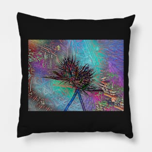 Eryngium texture abstract Pillow
