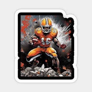 American Football Player Magnet