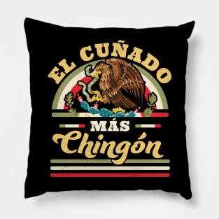 El Cuñado Mas Chingon Mexican Flag Cool Brother In Law Pillow